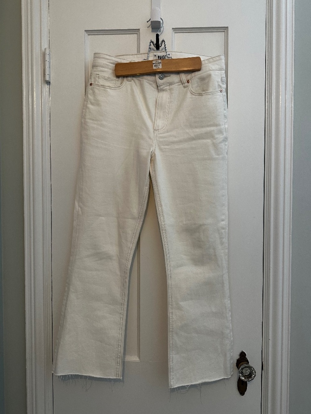 Paige Off White Jeans